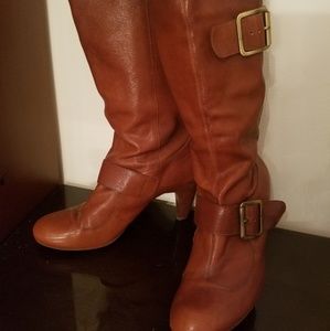 BCBG Faux Leather Boots
